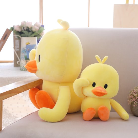 Fun Yellow Quacking Duck Plush Toy