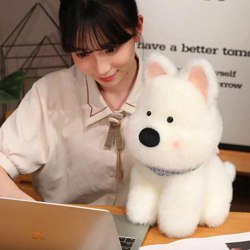 Adorable Westie Puppy Cuddly Toy