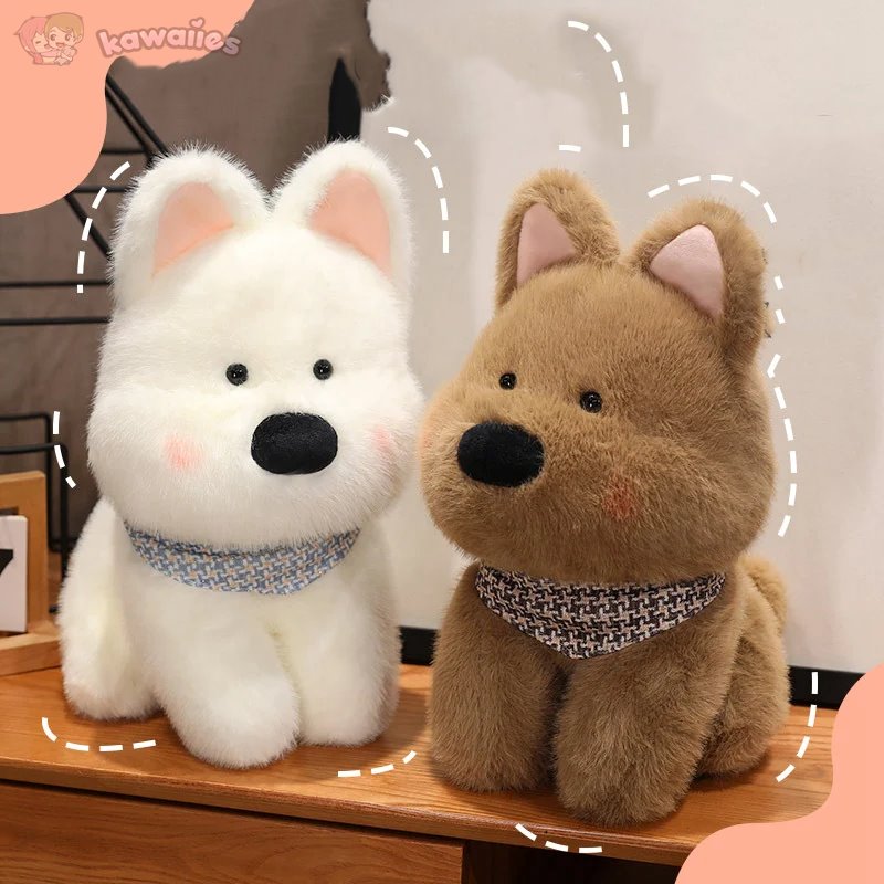 Adorable Westie Puppy Cuddly Toy