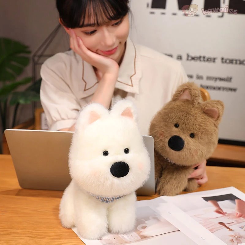 Adorable Westie Puppy Cuddly Toy