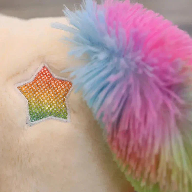 Bright Plush Unicorn Stuffed Animal