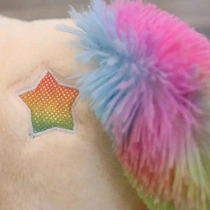Bright Plush Unicorn Stuffed Animal
