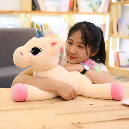 Bright Plush Unicorn Stuffed Animal