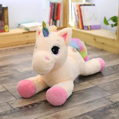 Bright Plush Unicorn Stuffed Animal