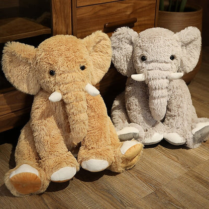 Cuddly Stuffed Animal Elephant Figures