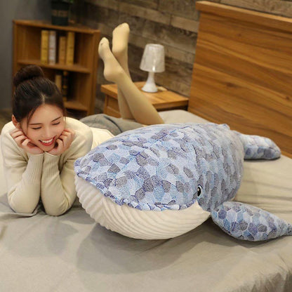 Big Soft Whale Stuffed Toy