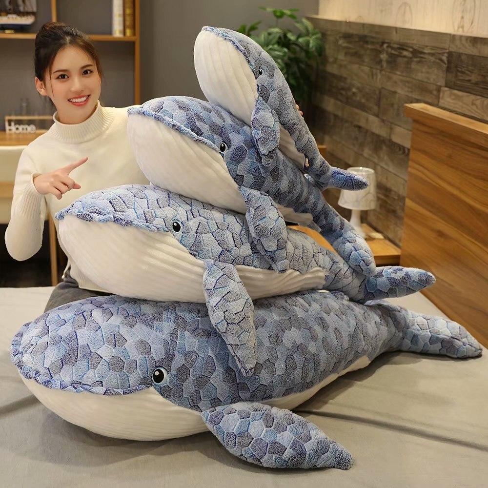Big Soft Whale Stuffed Toy