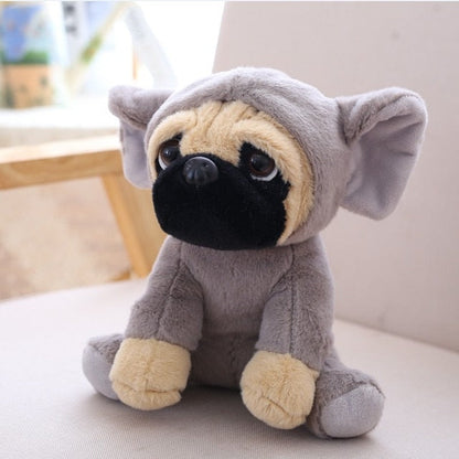 Adorable Plush Pug Toy Set