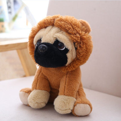 Adorable Plush Pug Toy Set