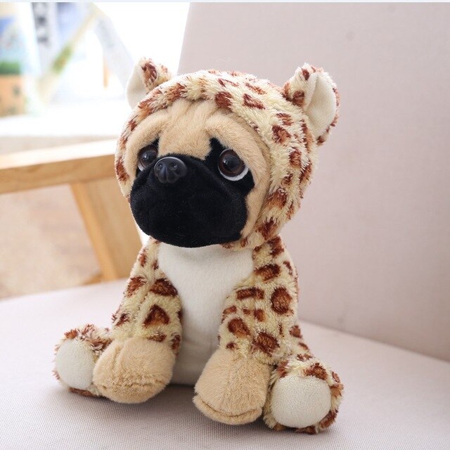 Adorable Plush Pug Toy Set