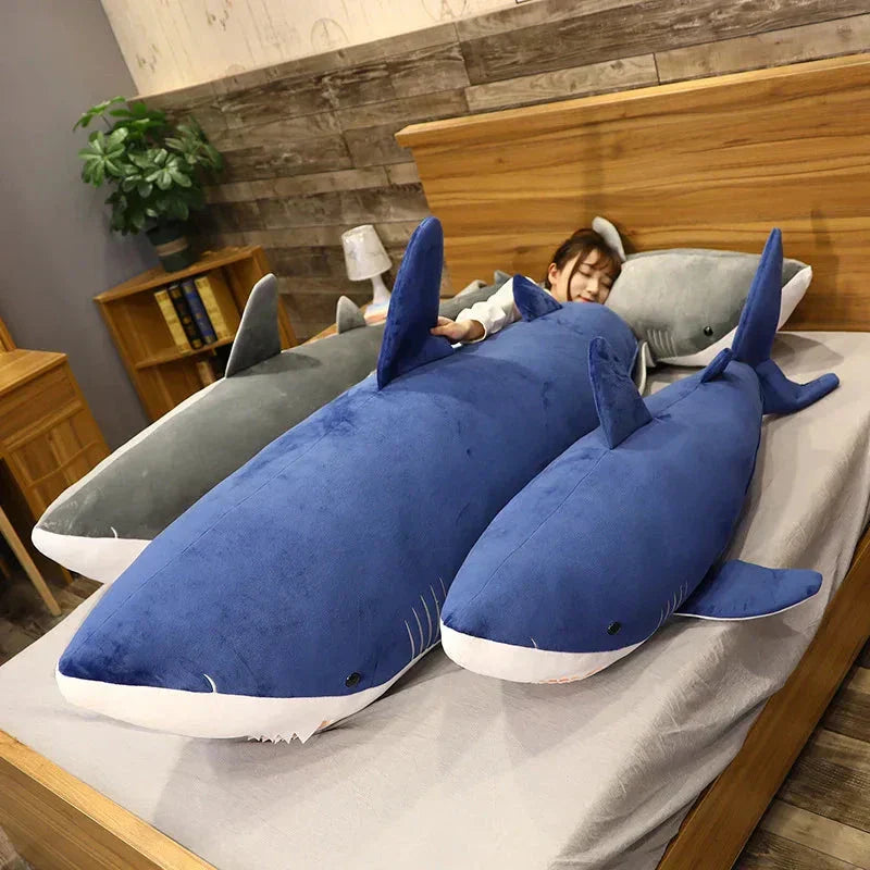 Large Plush Great White Shark Toy