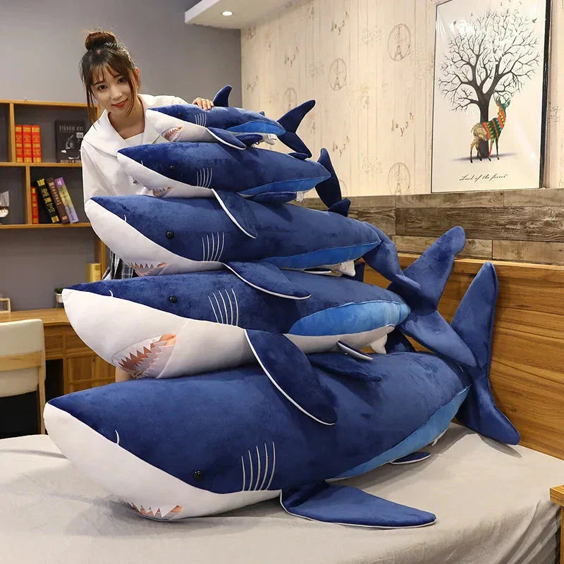 Large Plush Great White Shark Toy