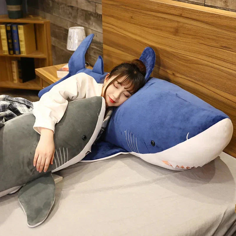 Large Plush Great White Shark Toy
