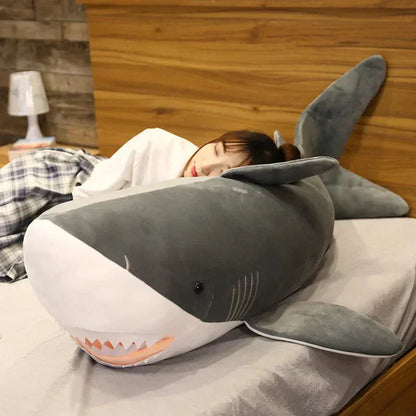 Large Plush Great White Shark Toy