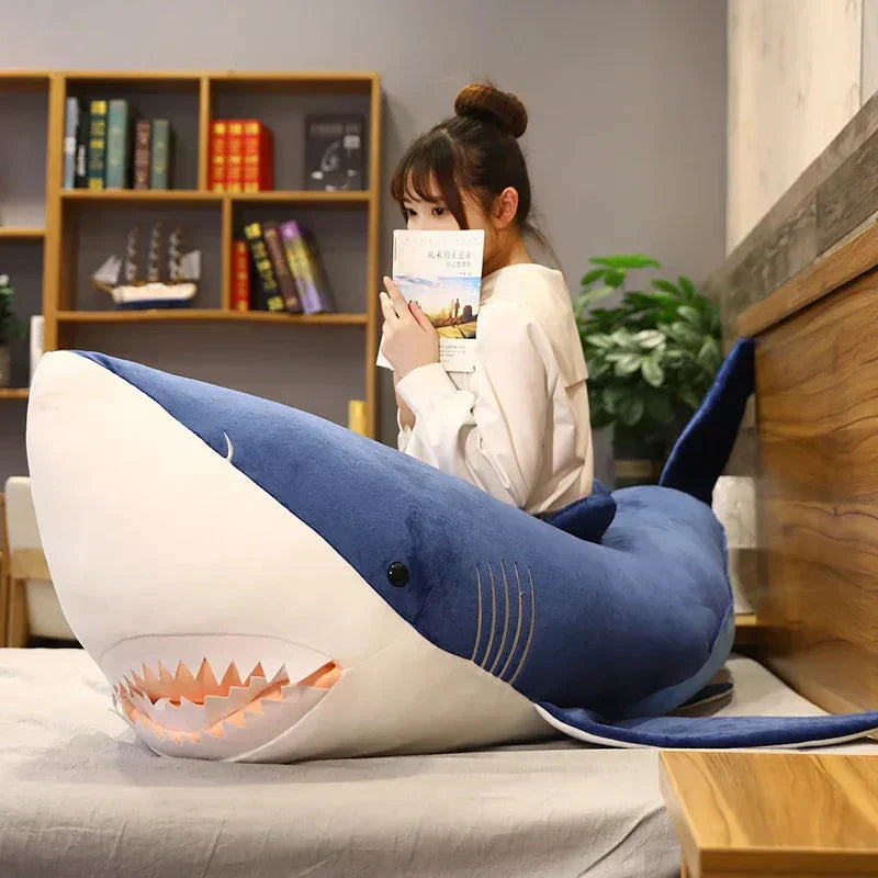 Large Plush Great White Shark Toy
