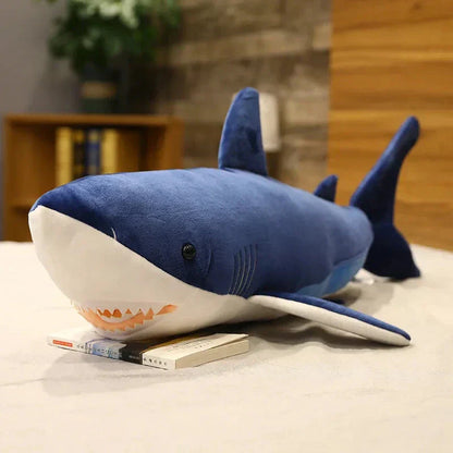 Large Plush Great White Shark Toy