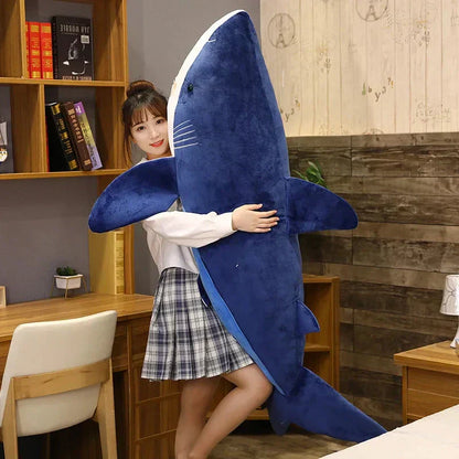 Large Plush Great White Shark Toy