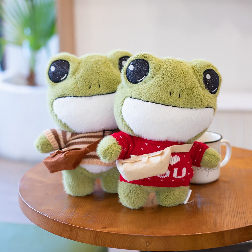 Small Adorable Green Plush Toy