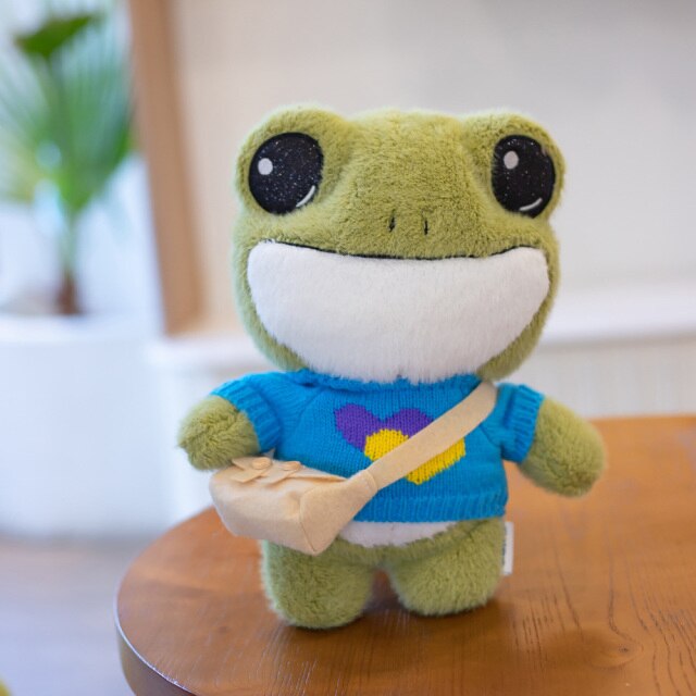 Small Adorable Green Plush Toy