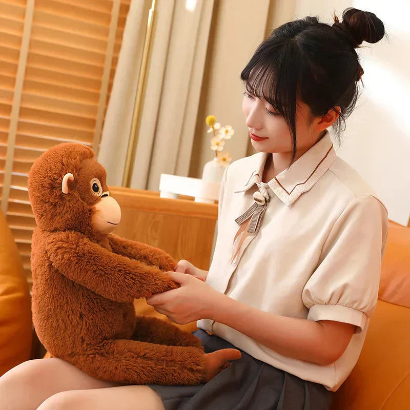 Cuddly Soft Monkey Stuffed Animal Toy