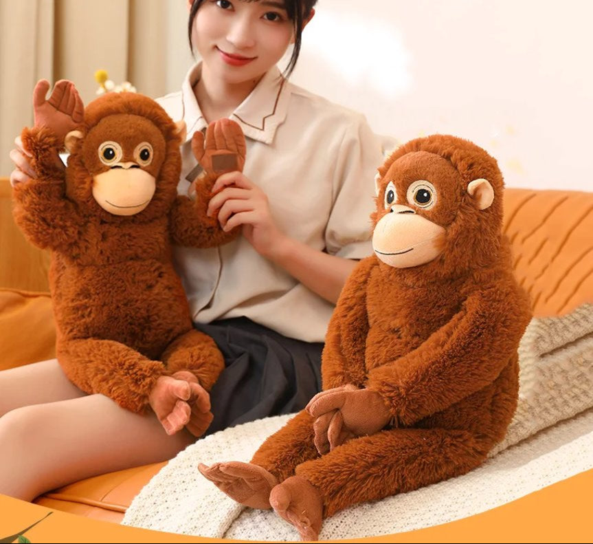 Cuddly Soft Monkey Stuffed Animal Toy