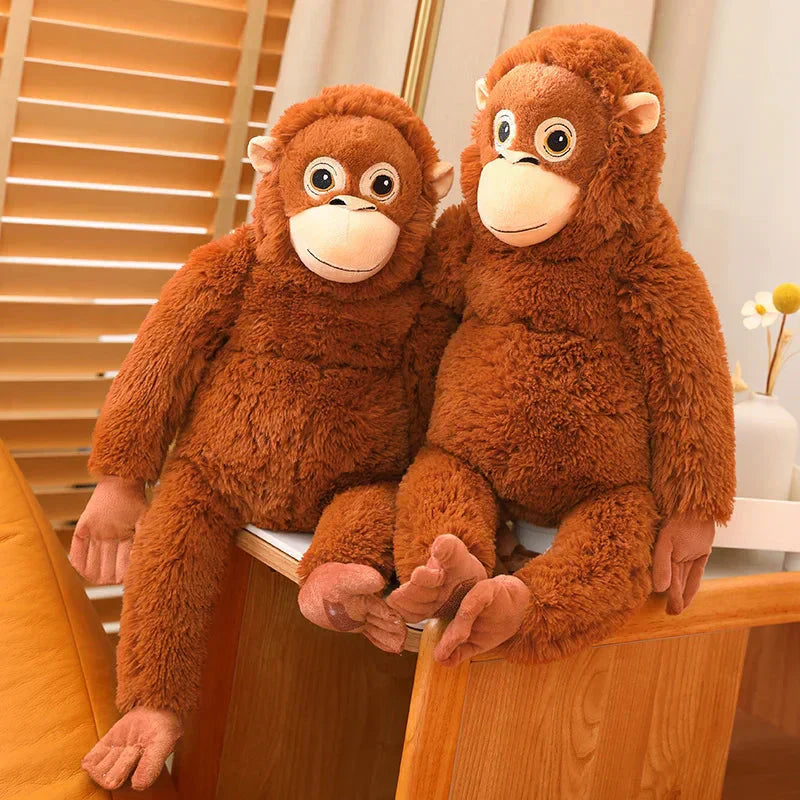 Snugly Cute Monkey Stuffed Animal Toy - Luxicro
