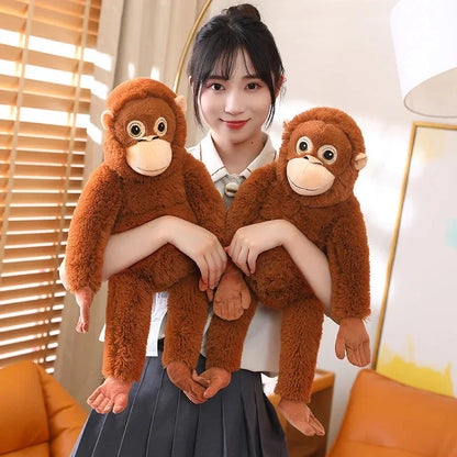 Cuddly Soft Monkey Stuffed Animal Toy