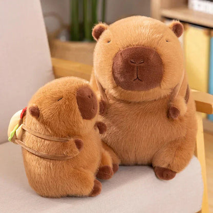 Adorable Fun Food Shaped Plush Backpack Toy