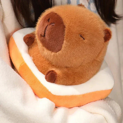 Adorable Plush Rodent Toy with Pool Float