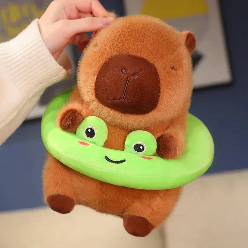 Adorable Plush Rodent Toy with Pool Float