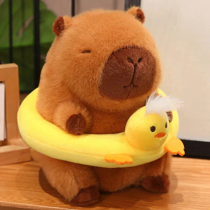 Cuddly Rodent Stuffed Animal with Pool Toy