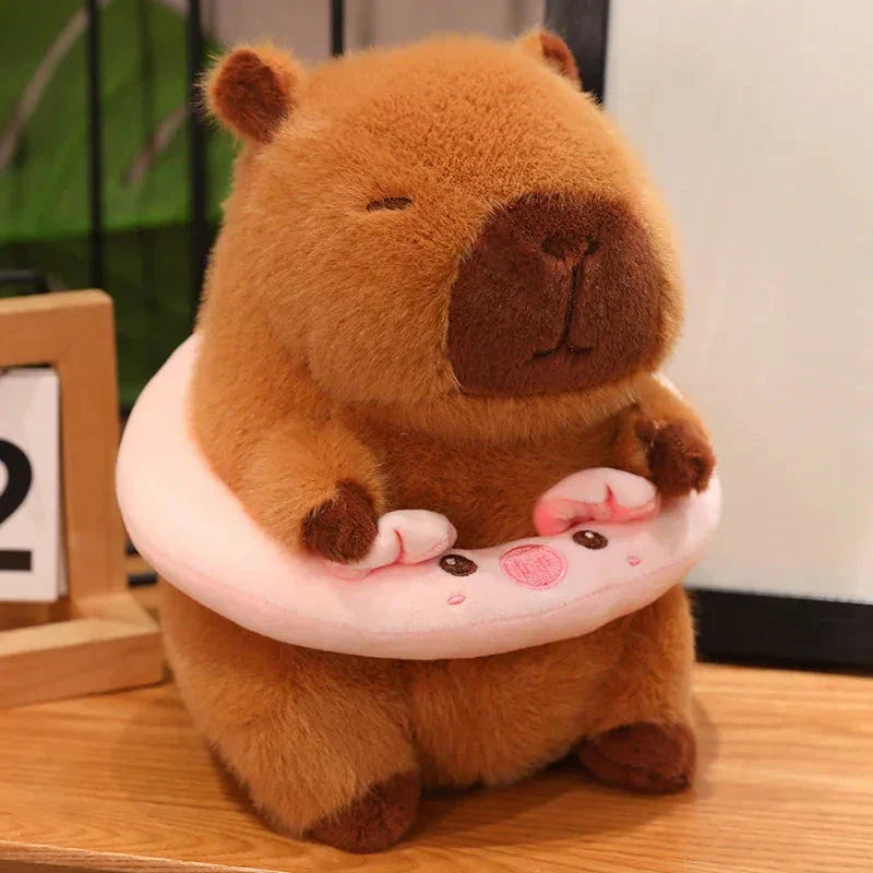 Cuddly Rodent Stuffed Animal with Pool Toy