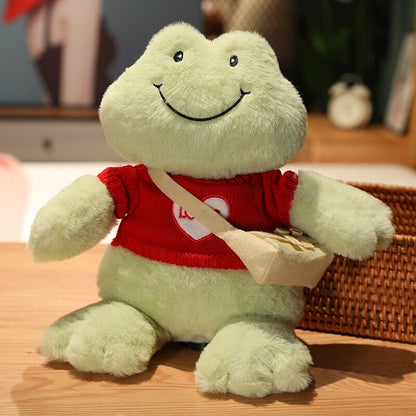 Cuddly Happy Frog Stuffed Toy Set