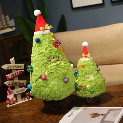 Soft Holiday Christmas Tree Cushion