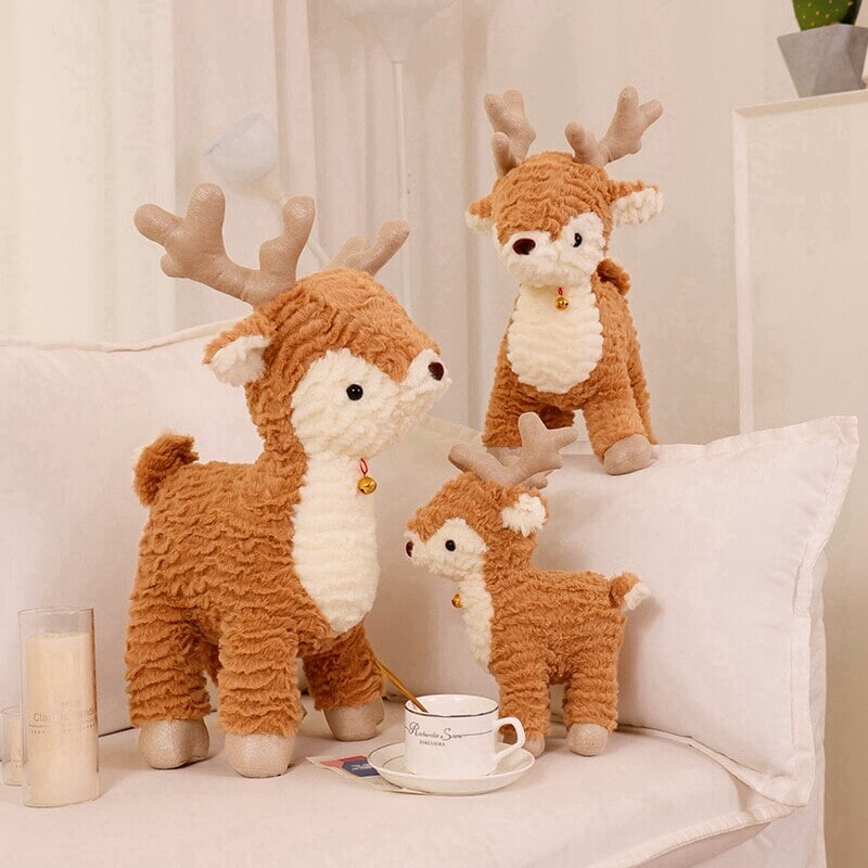 Cuddly Holiday Reindeer Plush Toy
