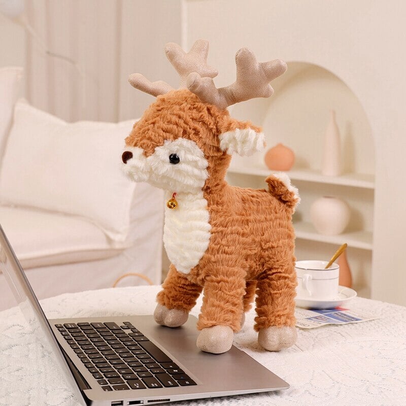Cuddly Holiday Reindeer Plush Toy