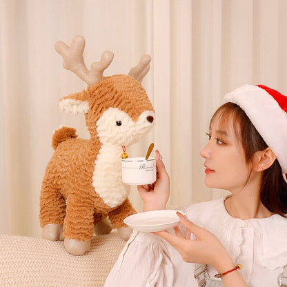 Cuddly Holiday Reindeer Plush Toy