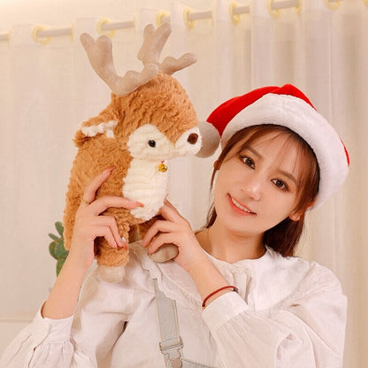 Cuddly Holiday Reindeer Plush Toy