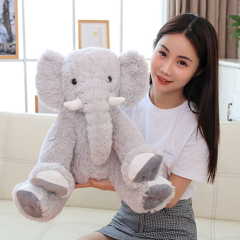 Adorable Soft Toy Elephant Figurines