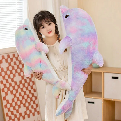 Adorable Galaxy Dolphin Plush Toys