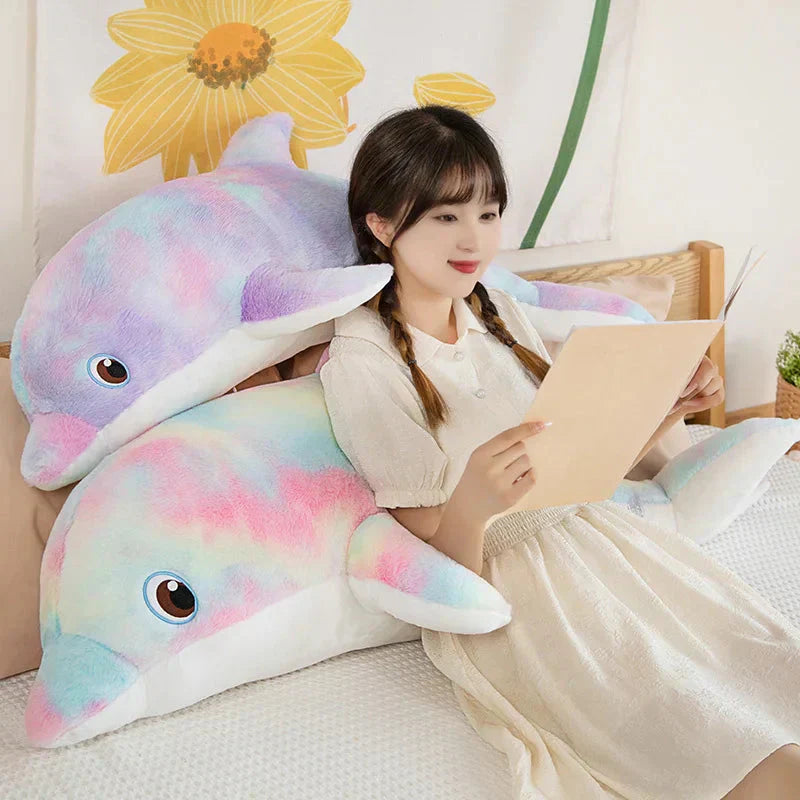 Adorable Galaxy Dolphin Plush Toys