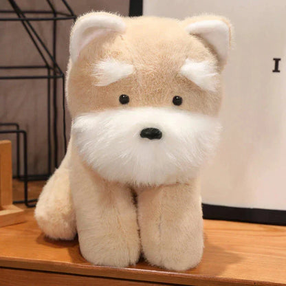 Adorable Plush Beige Dog Stuffed Animal