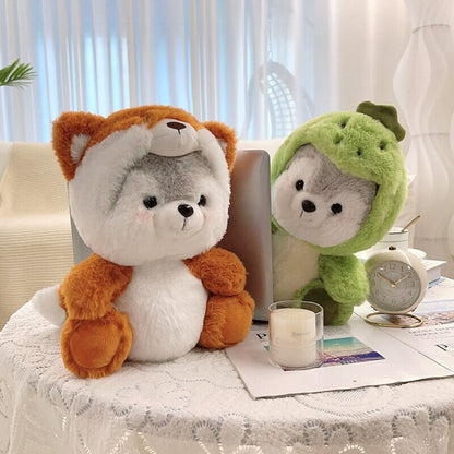 Cuddly Husky Stuffed Animal Friends