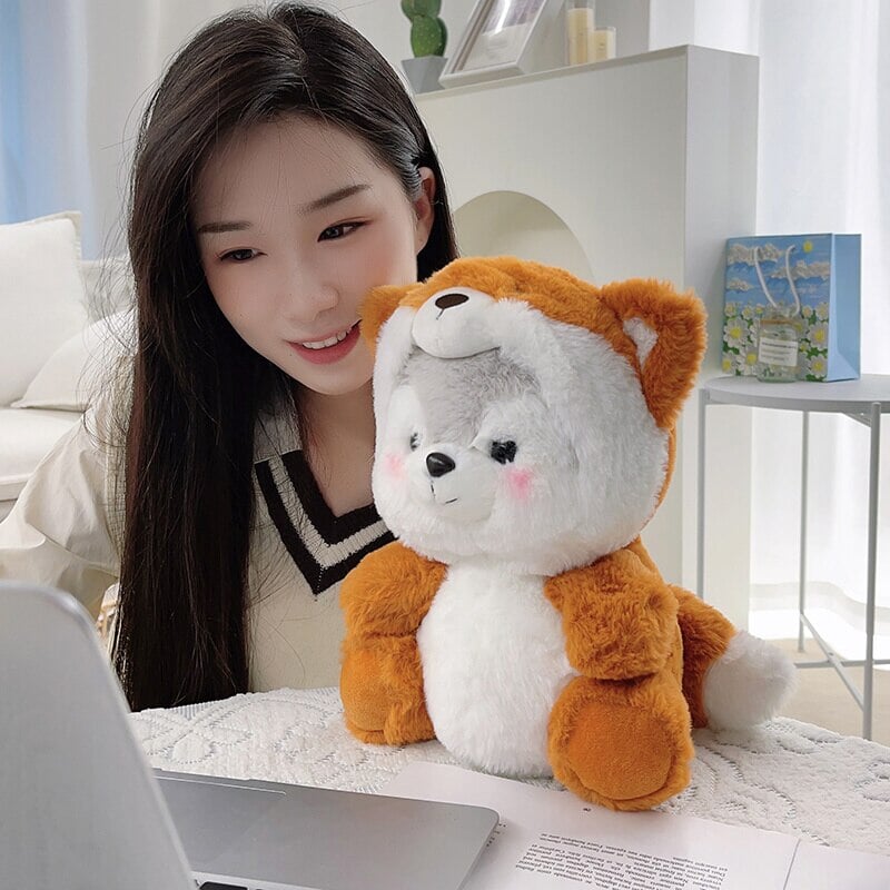 Cuddly Husky Stuffed Animal Friends