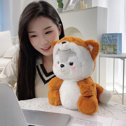 Cuddly Husky Stuffed Animal Friends