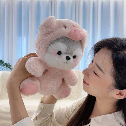Cuddly Husky Stuffed Animal Friends