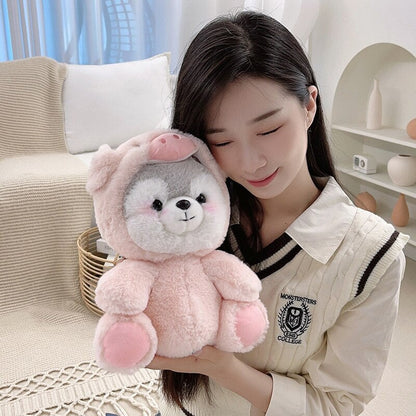 Cuddly Husky Stuffed Animal Friends