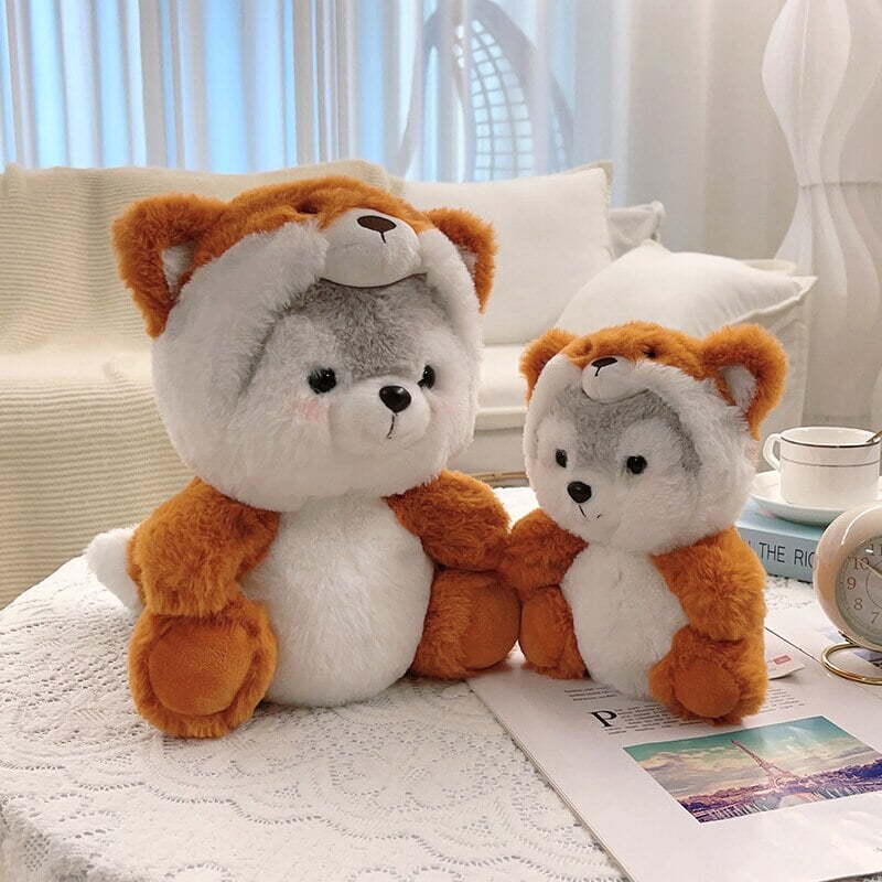 Cuddly Husky Stuffed Animal Friends