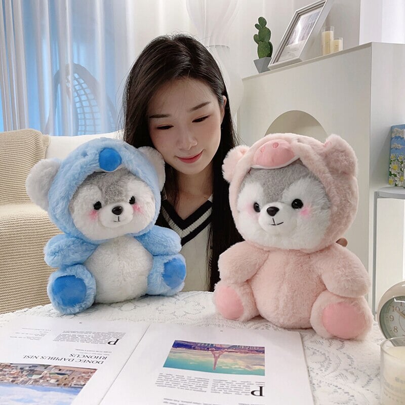 Soft Husky Plush Toy Buddies - Luxicro