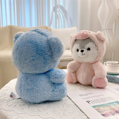 Cuddly Husky Stuffed Animal Friends